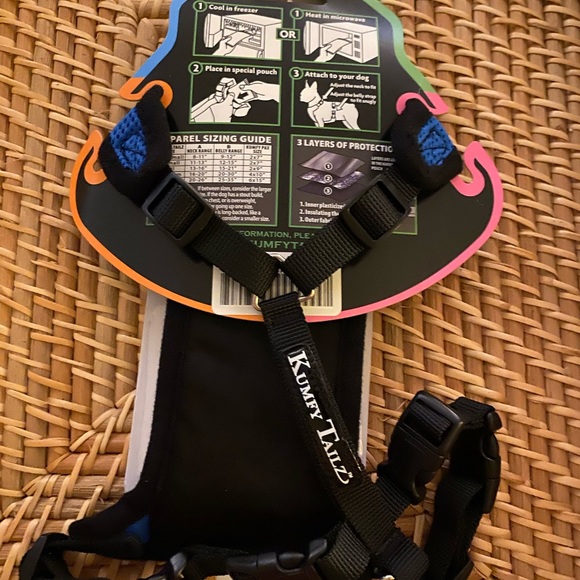 Kumfy Tailz™ Warming/Cooling Dog Harness- XS (Blue) - Picture 4 of 7